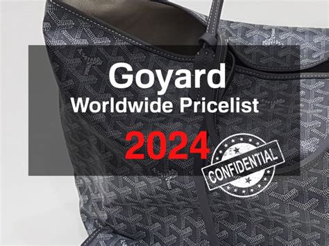 goyard saint louis mm|goyard price list 2024.